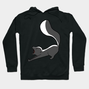 Stretching Sleepy Skunk Hoodie